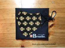 Load image into Gallery viewer, Black Flowers - Reversible with Mustard (Inner Layer)
