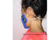 Load image into Gallery viewer, Blue - Shield Pro  3 Layers Quick Dry Mask - Ultra Comfort Adjustable Elastic Back Clip
