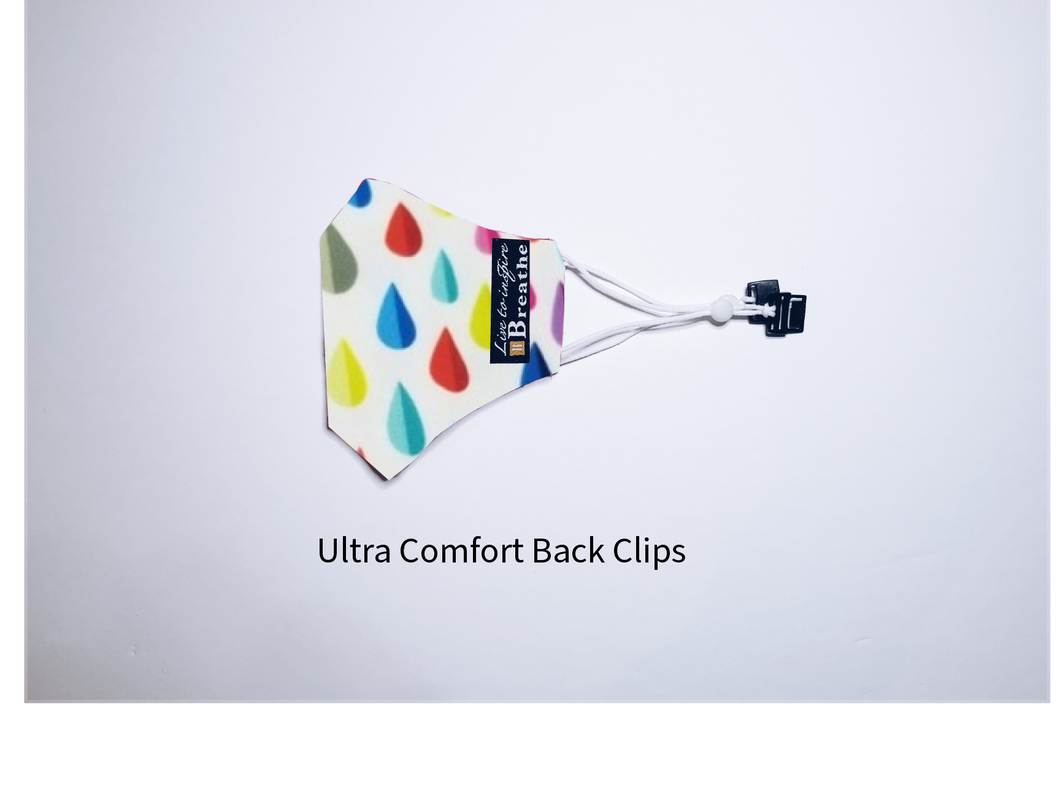 Rain drops - Shield Pro  2 Layers Quick Dry With Utra Comfort Back Clip